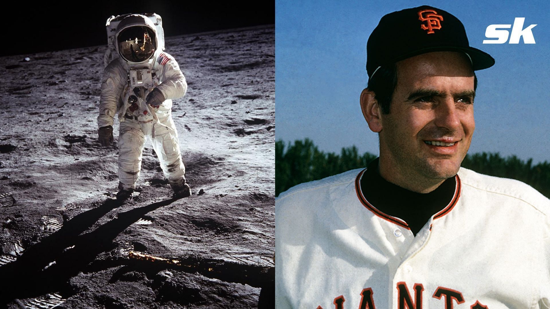 Gaylord Perry hit his first home run of his career less than one hour after man landed on the moon