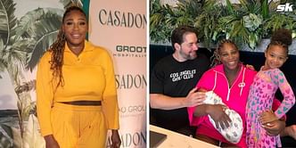 In pictures: Serena Williams stuns in purple for Vanity Fair x Audemars Piguet event, poses with husband Alexis Ohanian & daughter Olympia