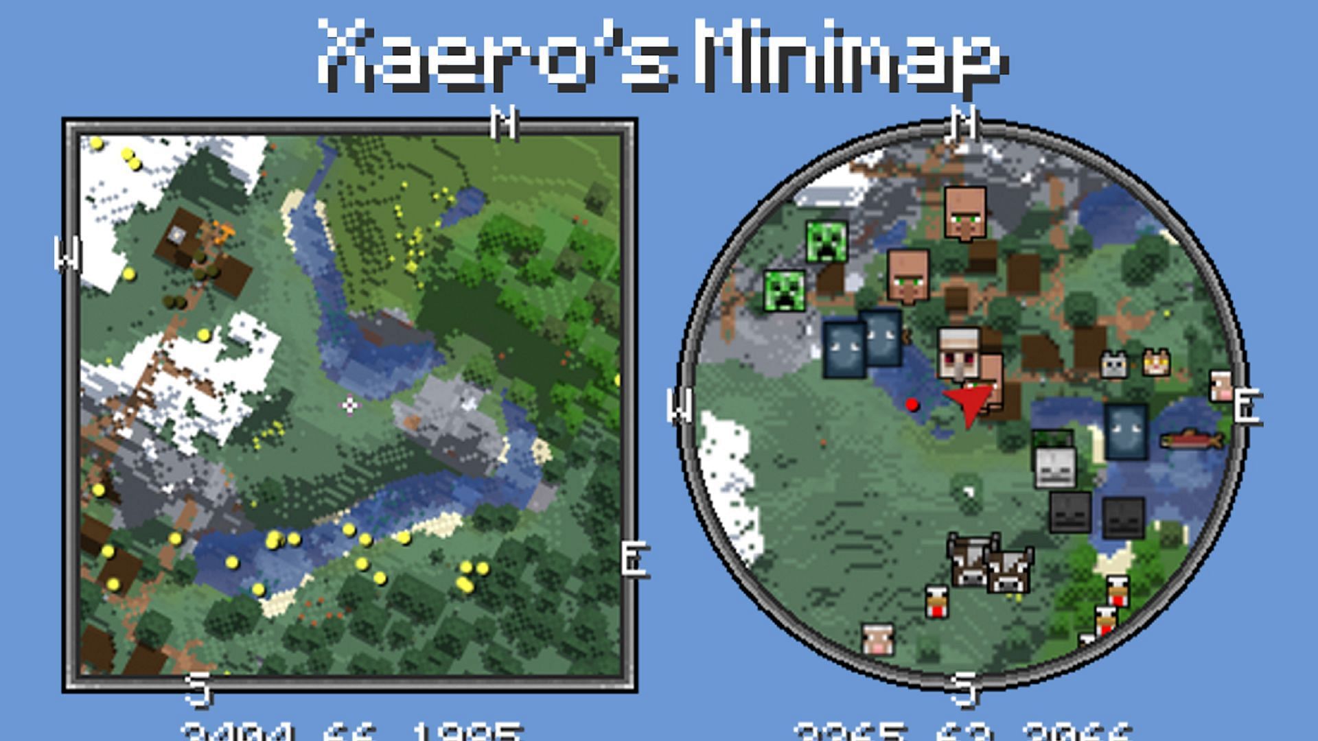 Xaero&#039;s Minimap can be a Minecraft player&#039;s best friend when they&#039;re navigating their world (Image via Thexaero/Modrinth)