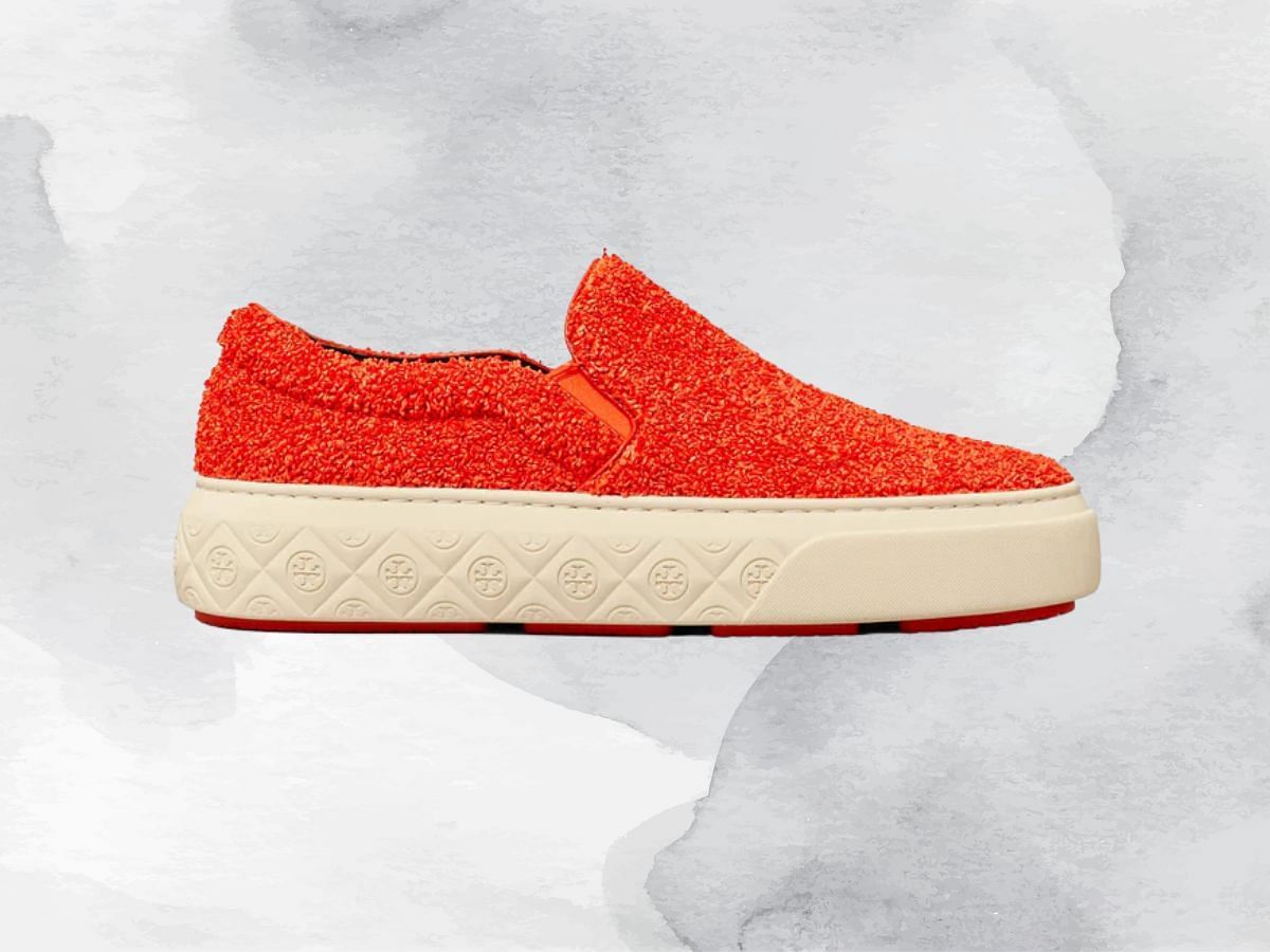 The Women&#039;s ladybug slip-on sneakers (Image via Tory Burch)