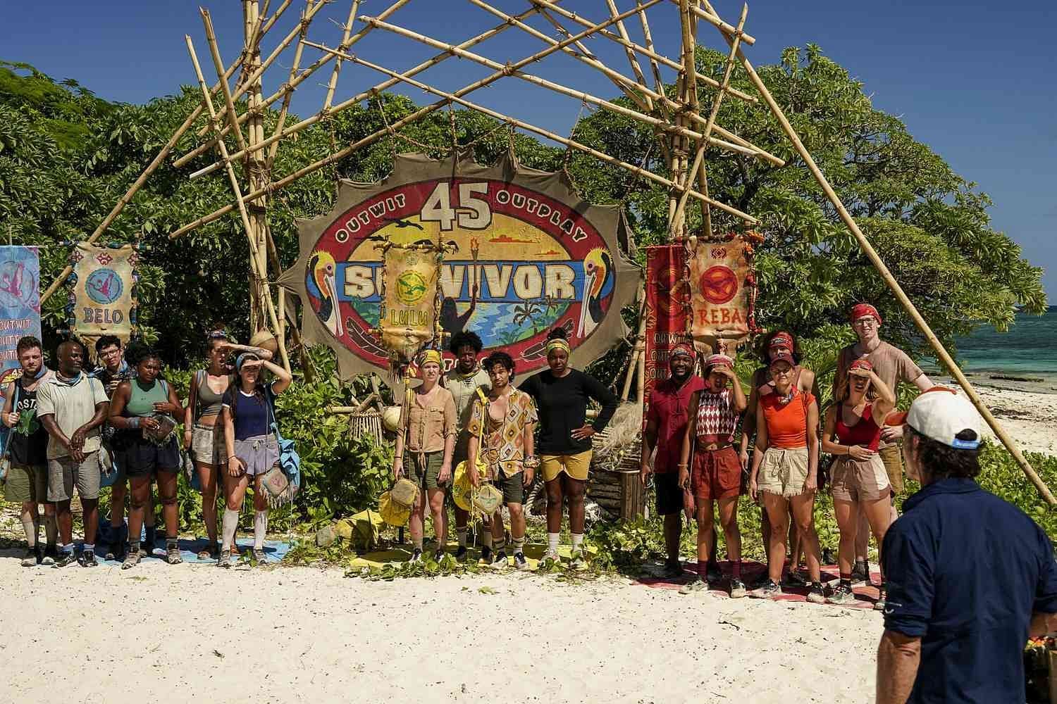 Survivor 45 saw another elimination during episode 9. (Image via CBS)