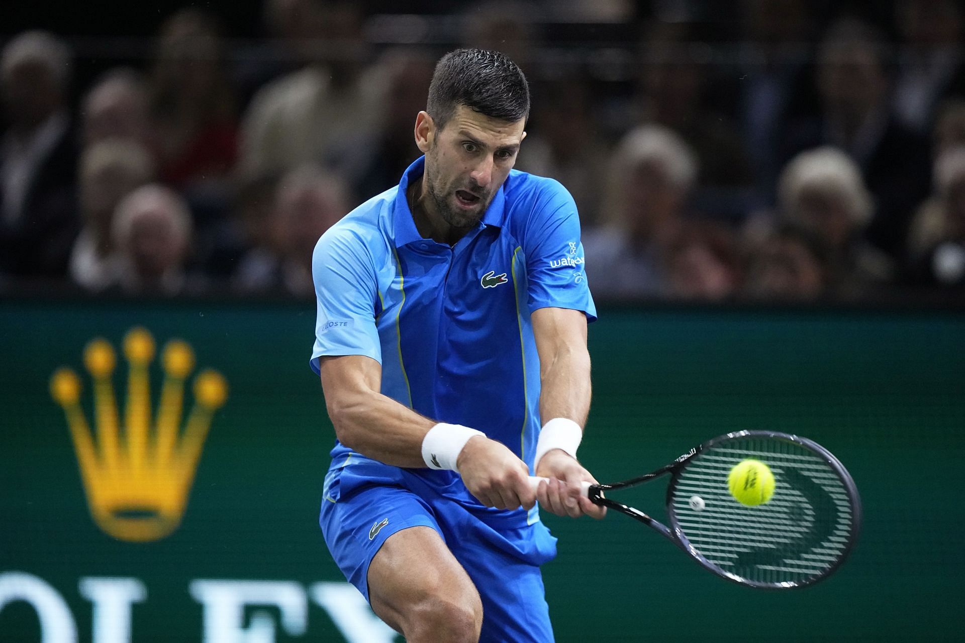 Novak Djokovic at the Paris Masters.