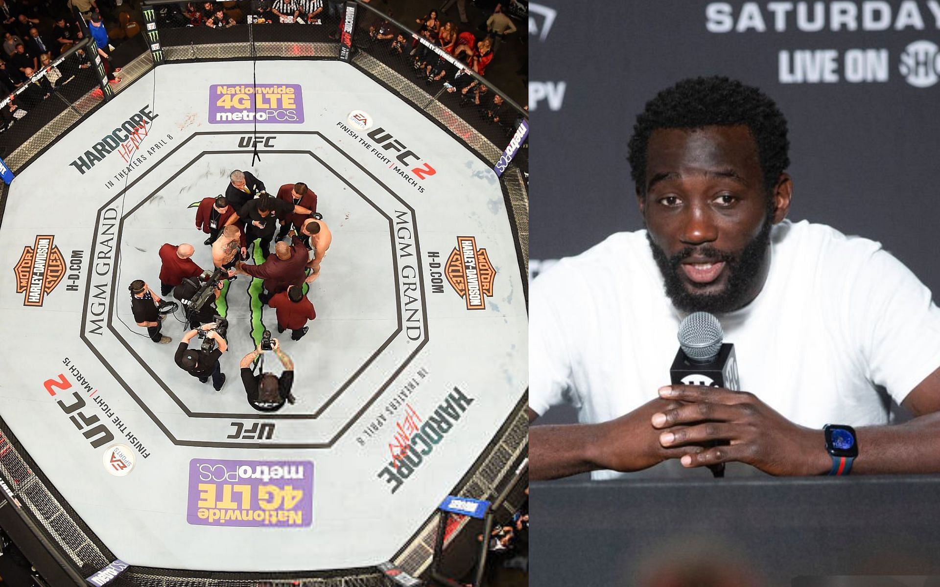 UFC 196 (left) and Terence Crawford (right) [Images Courtesy: @GettyImages]