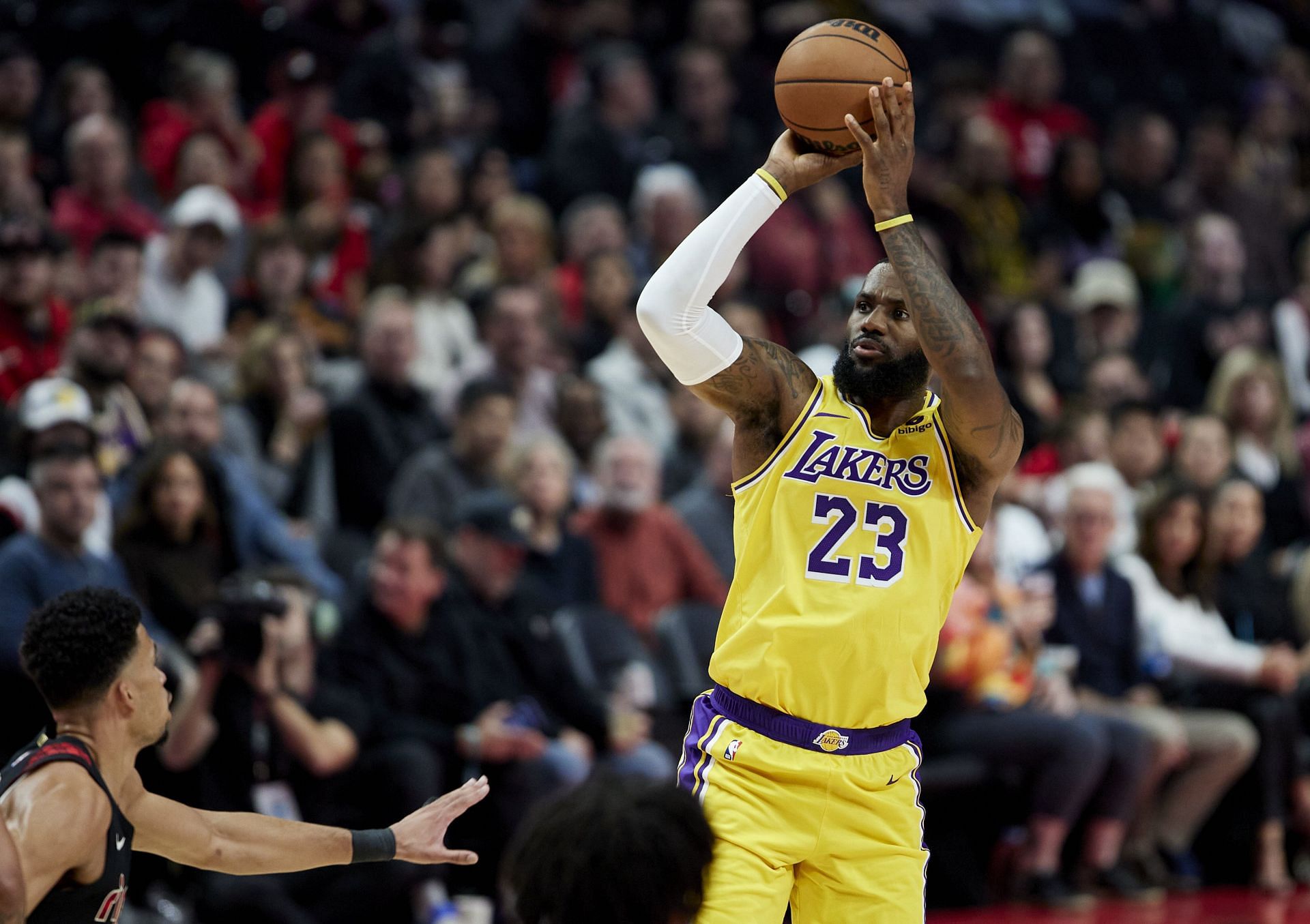 Lakers Trail Blazers Basketball