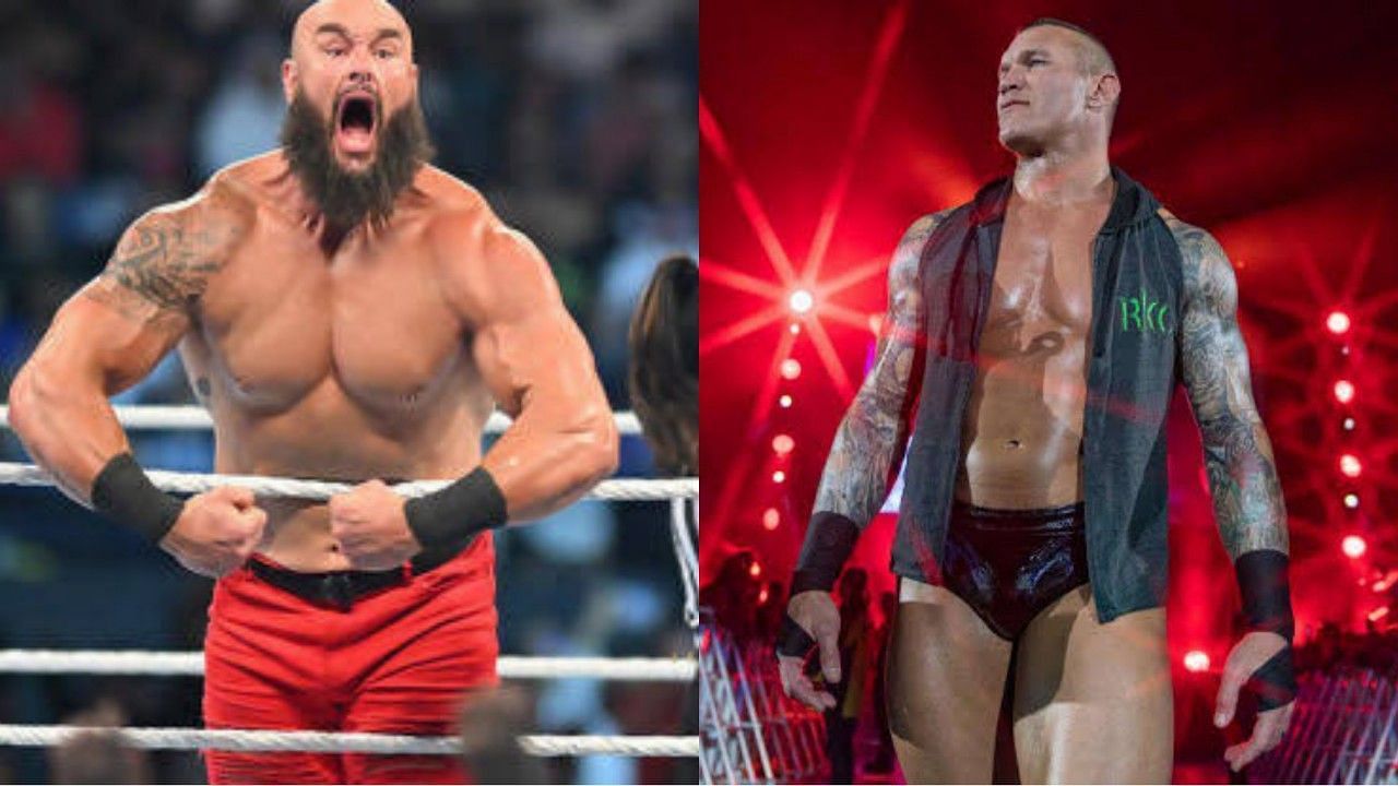 WWE सुपरस्टार्स ब्रॉन स्ट्रोमैन और रैंडी ऑर्टन 