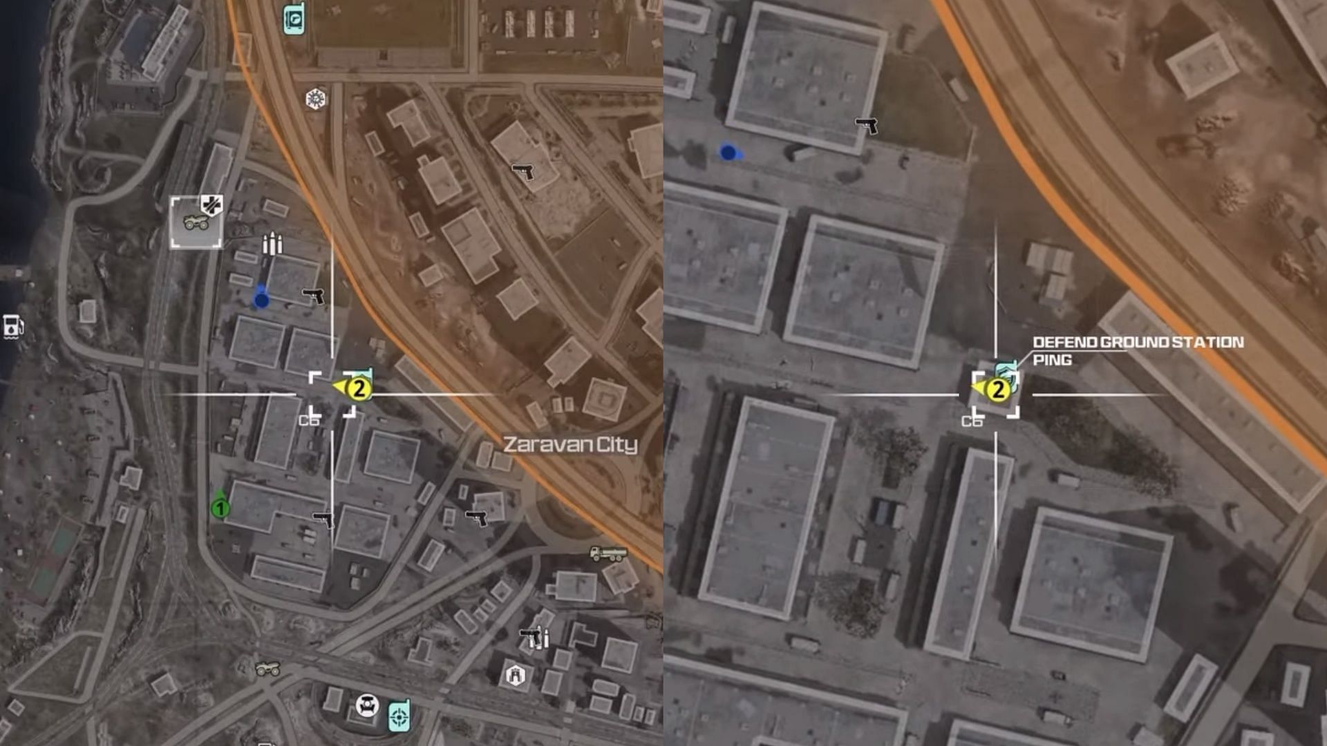 Location of the Essence sample in Quadri Shopping Center of Modern Warfare 3 Zombies. (Image via Activision)