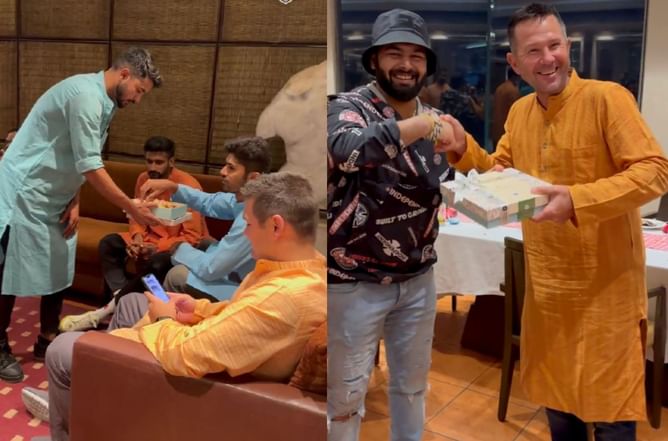 [Watch] Rishabh Pant and other Delhi Capitals players get together to celebrate Diwali