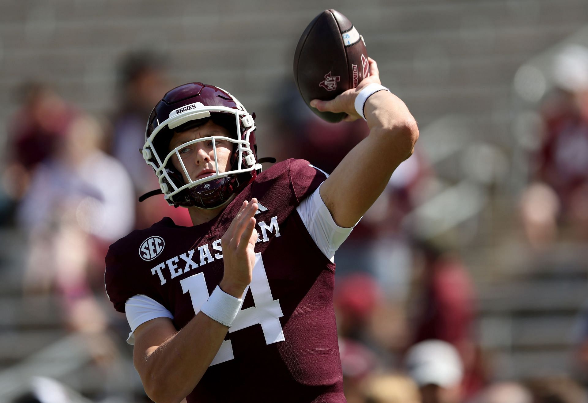 Max Johnson is leaving Texas A&amp;M