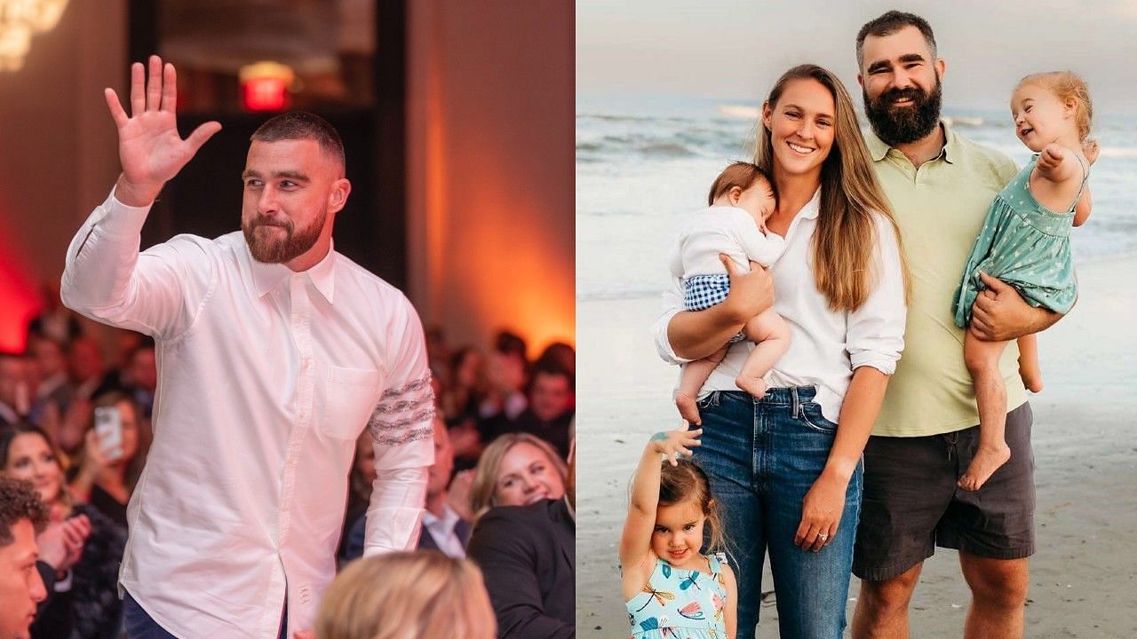 Jason and Kylie Kelce continue to say that Travis Kelce is the best uncle to their three daughters. 