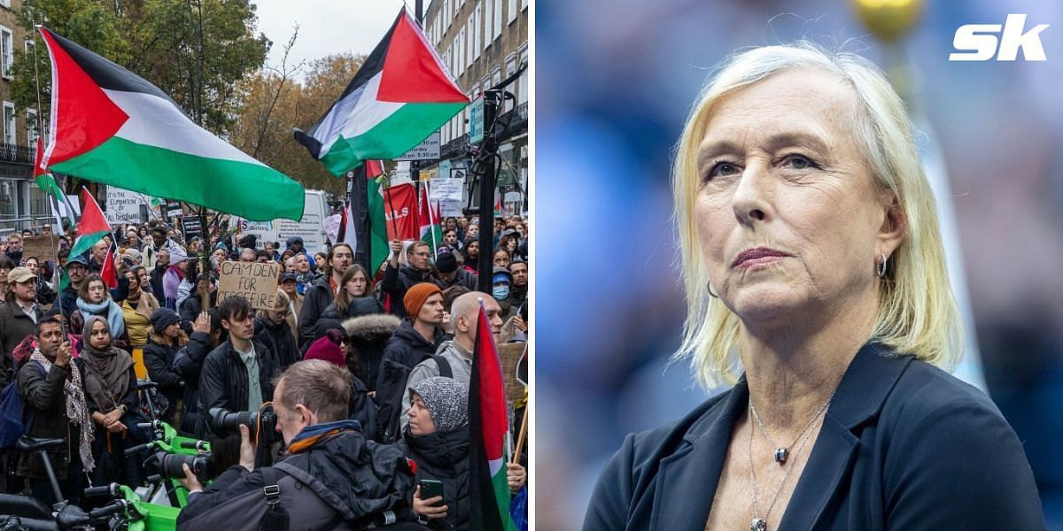 Martina Navratilova slams BBC for forbidding journalists from attending anti-semitism march