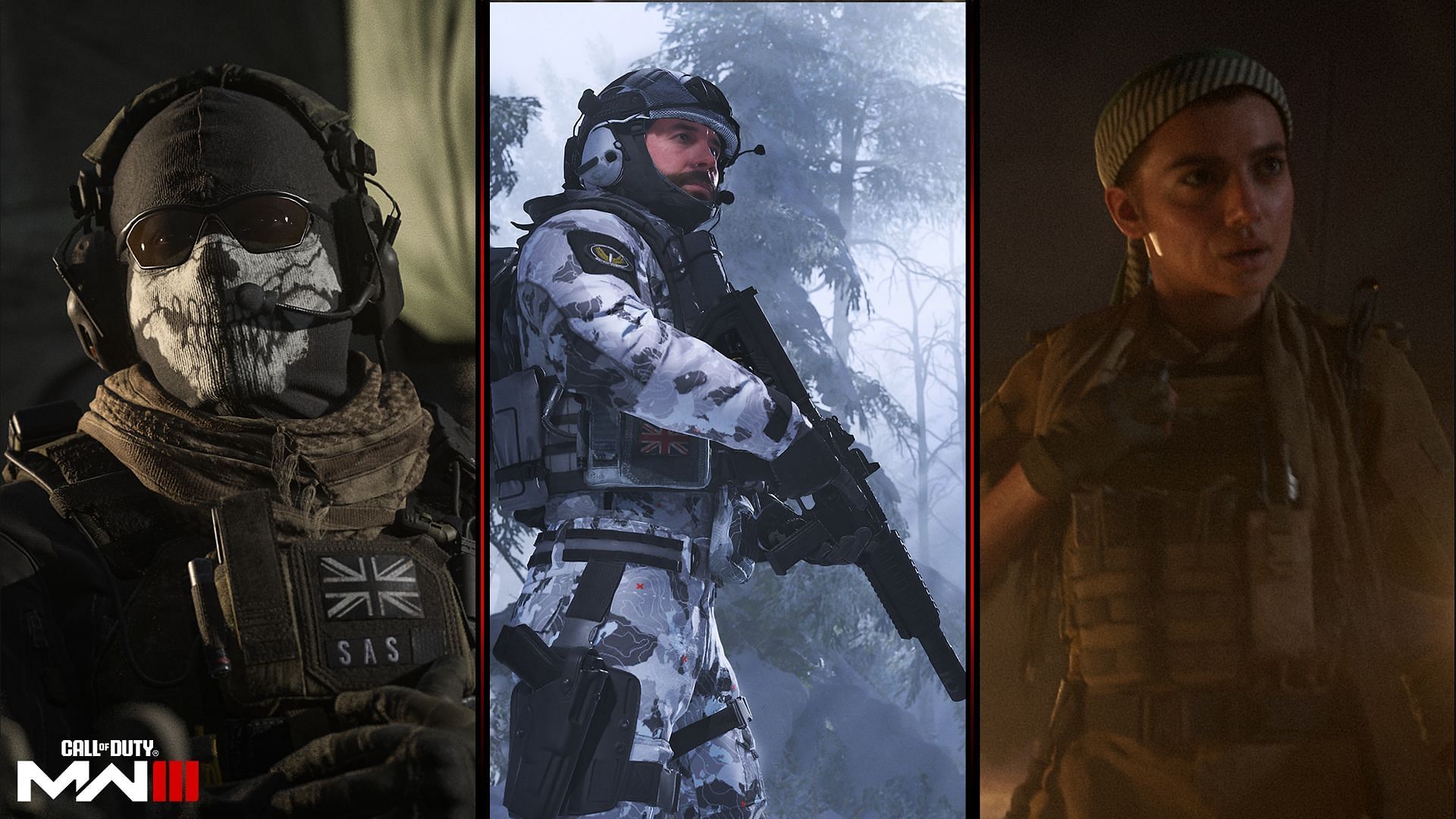 Modern Warfare 3 Operators - All characters in multiplayer