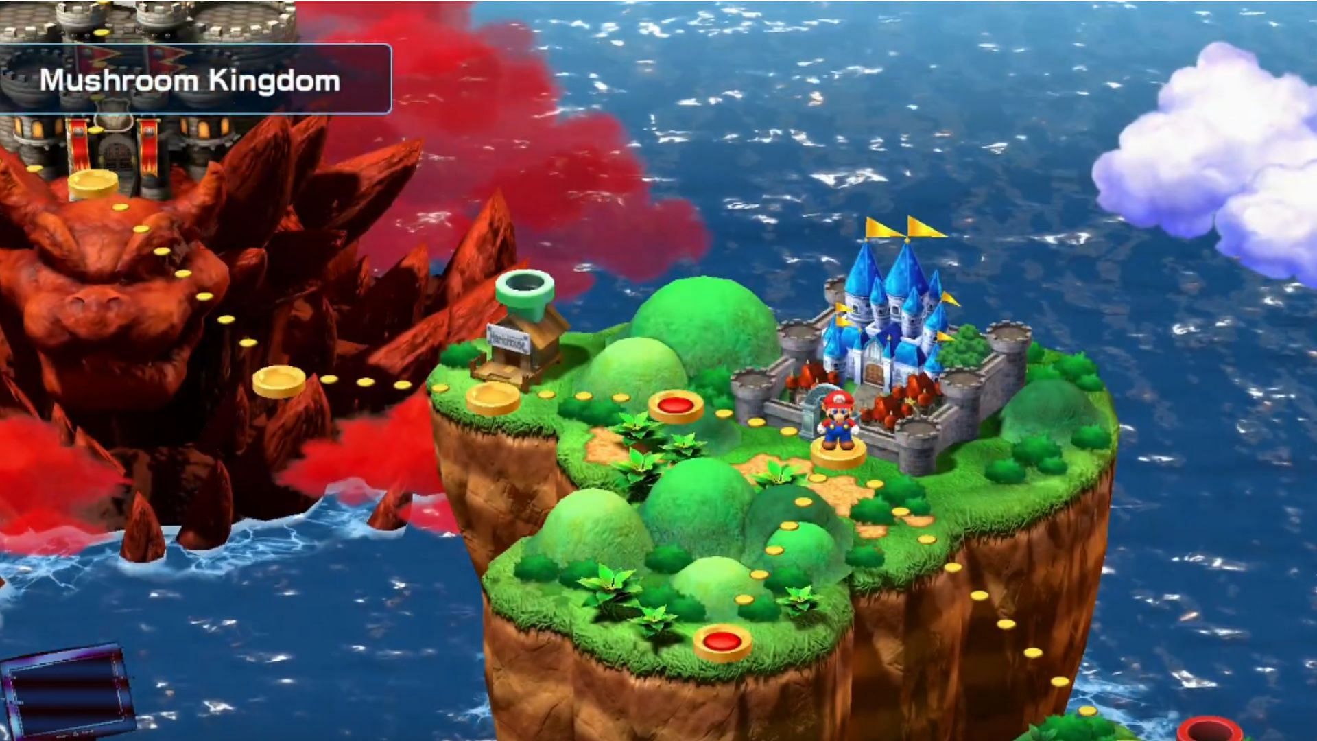 Teleport to the Mushroom Kingdom (Image via YouTube/ Troyfu)