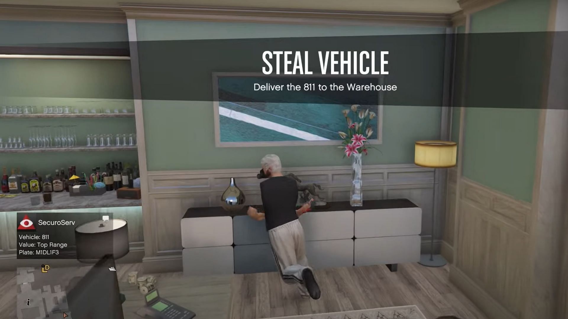 SuperXee Glitches using the Vehicle Cargo glitch in Grand Theft Auto Online (Image via YouTube)
