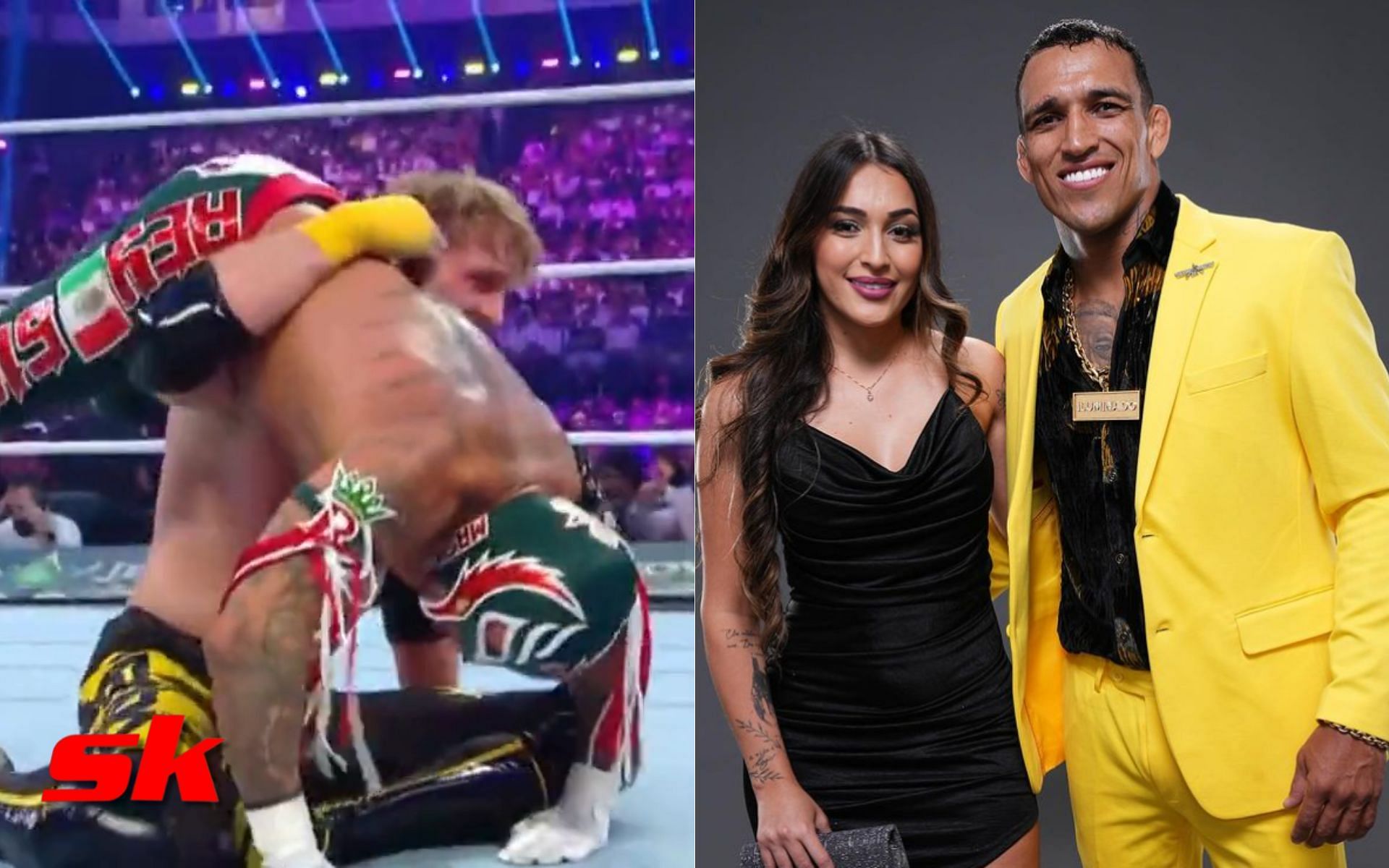 UFC Sao Paulo loses main card fight, Charles Oliveira reveals new girlfriend,  Logan Paul may have saved Rey Mysterio from injury: MMA News Roundup