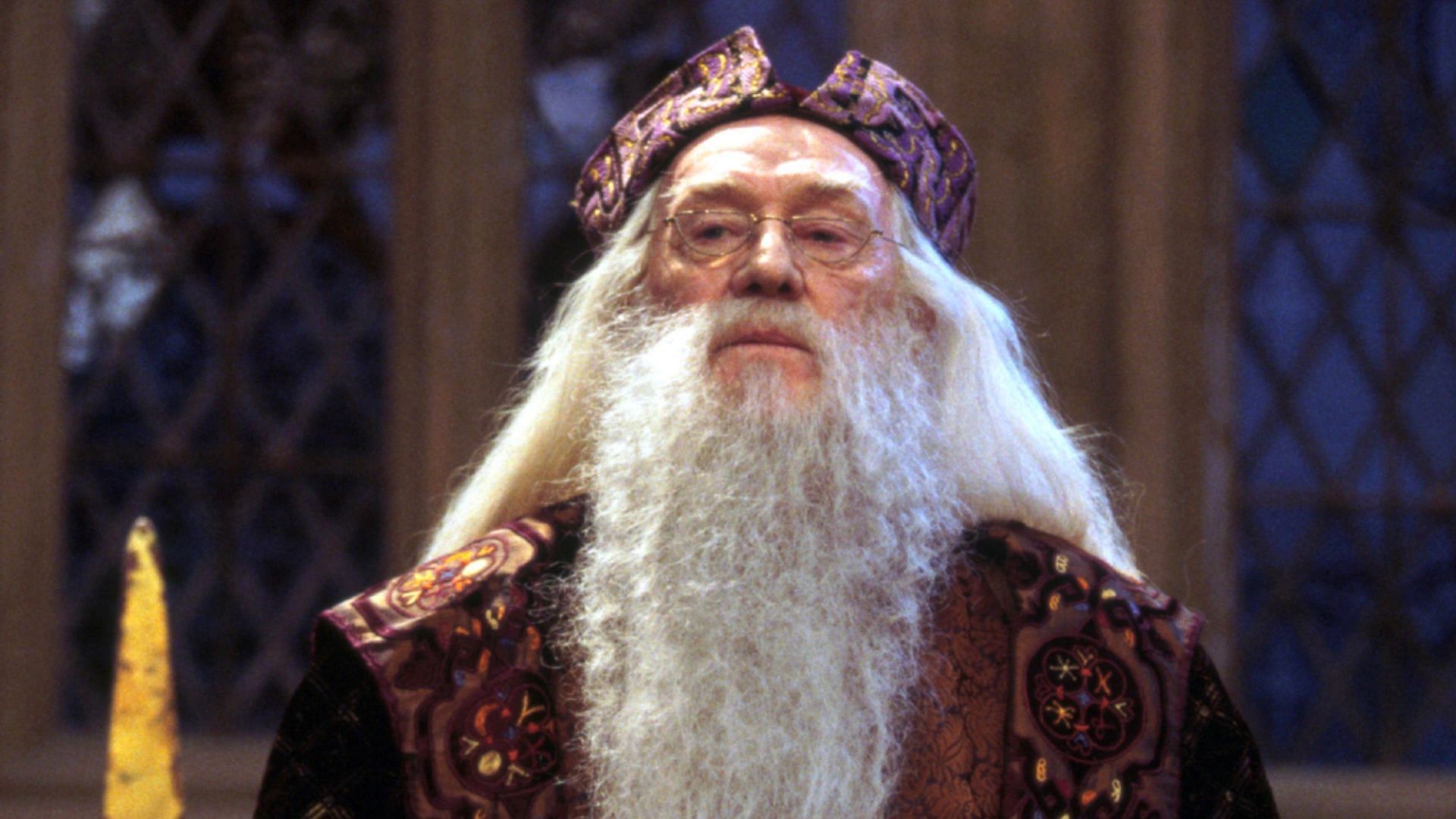 Dumbledore actor Richard Harris (Image Via NME)
