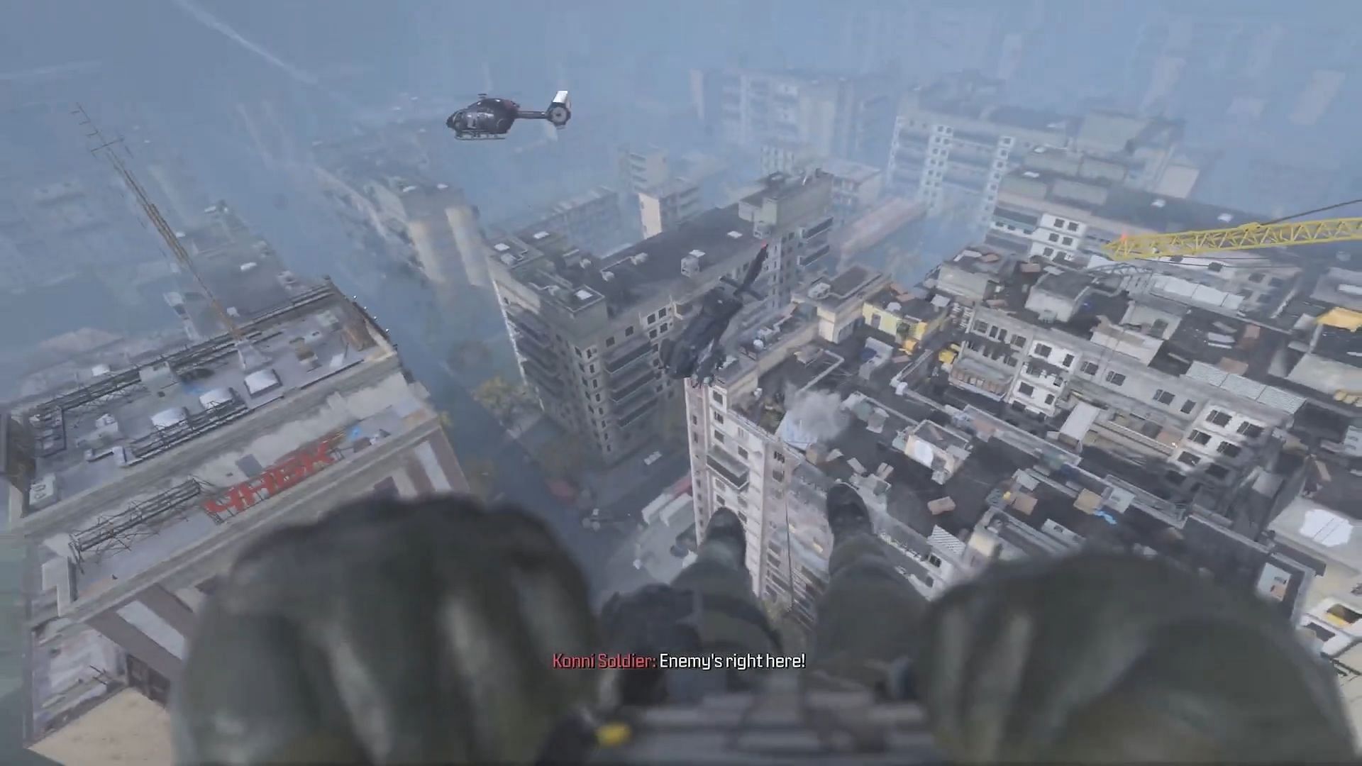 The aircraft will carry you to safety in Modern Warfare 3 (Image via Activision)