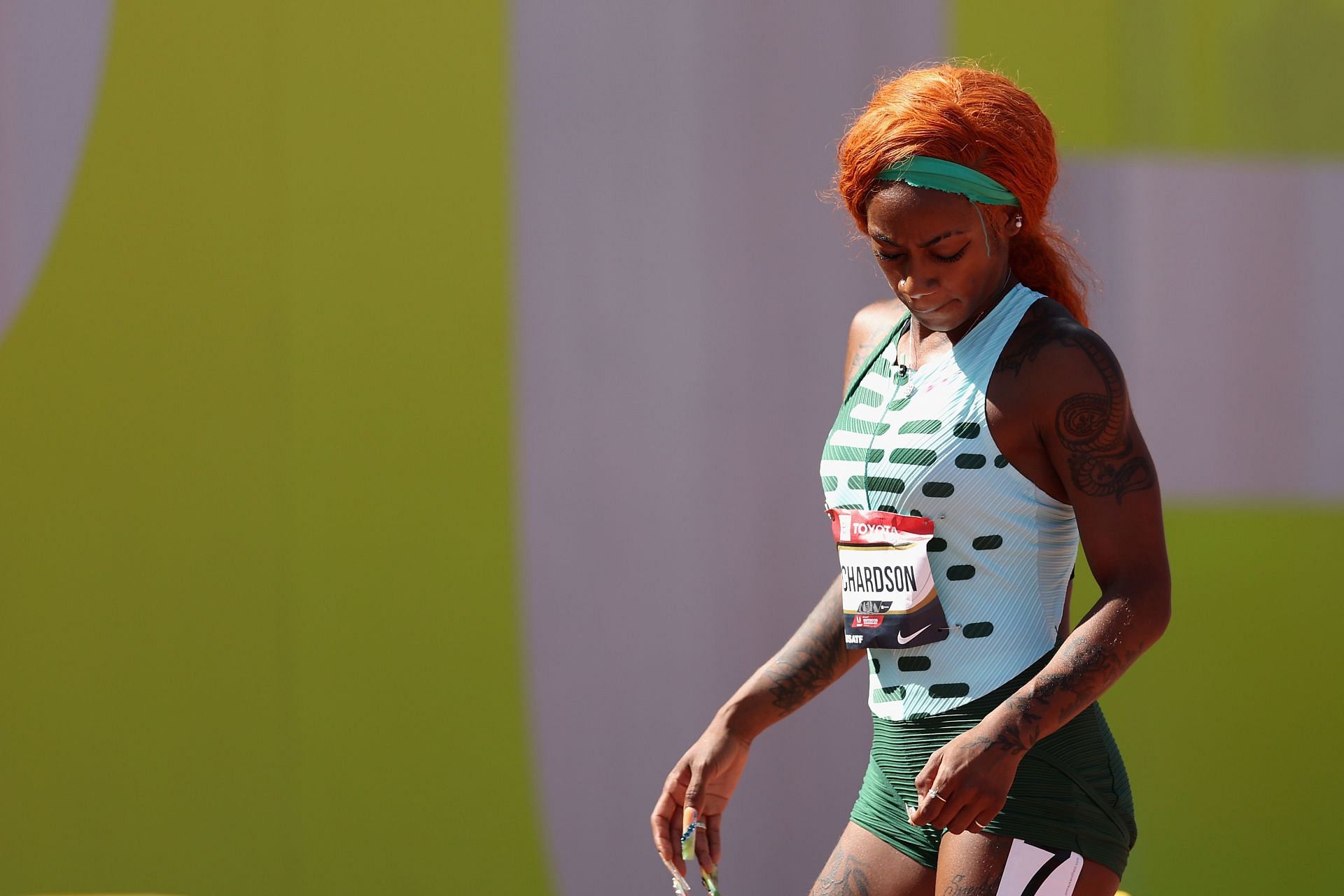 Richardson at the 2023 USATF Outdoor Championships