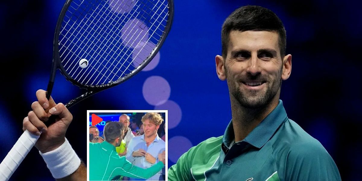 WATCH: Novak Djokovic Signs His Fan's Chest After Defeating Holger Rune ...