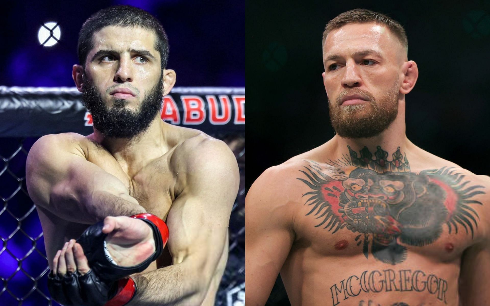 Islam Makhachev (left) and Conor McGregor (right) [Images Courtesy: @GettyImages]