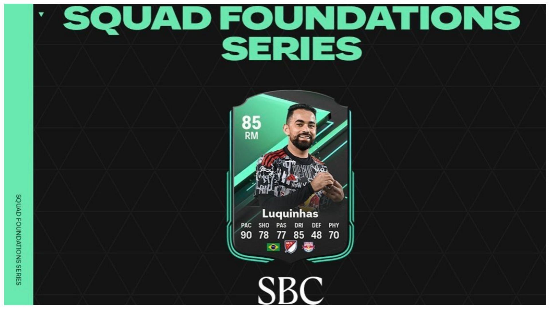 Squad Foundations Luquinhas is now live (Image via EA Sports)