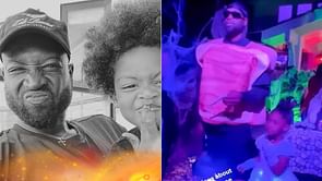 "She was serious" - Dwyane Wade shows off peanut butter sandwich Halloween costume while daughter Kaavia stuns as princess