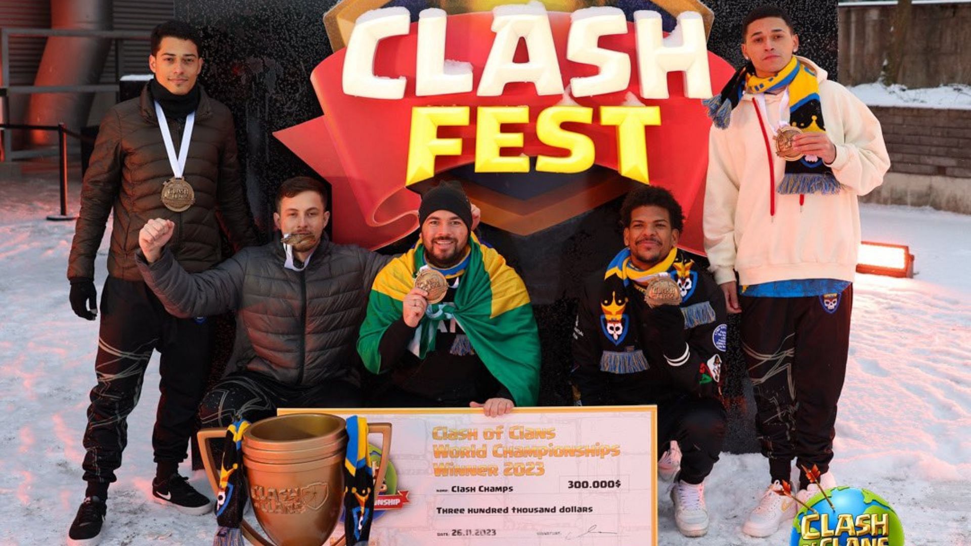 Clash Champs wins Clash of Clans World Finals 2023 (Image via Supercell)