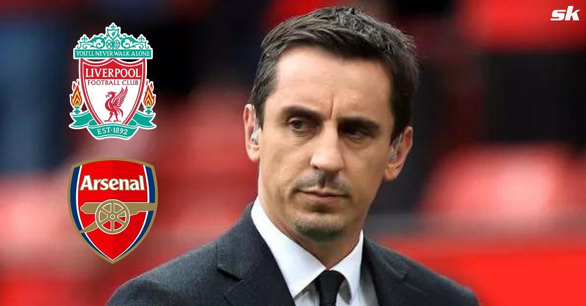 Gary Neville offers bold response to Liverpool fan who claimed Arsenal cannot win Premier League
