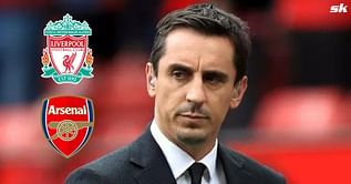 Gary Neville responds to Liverpool fan who claimed Arsenal cannot win Premier League
