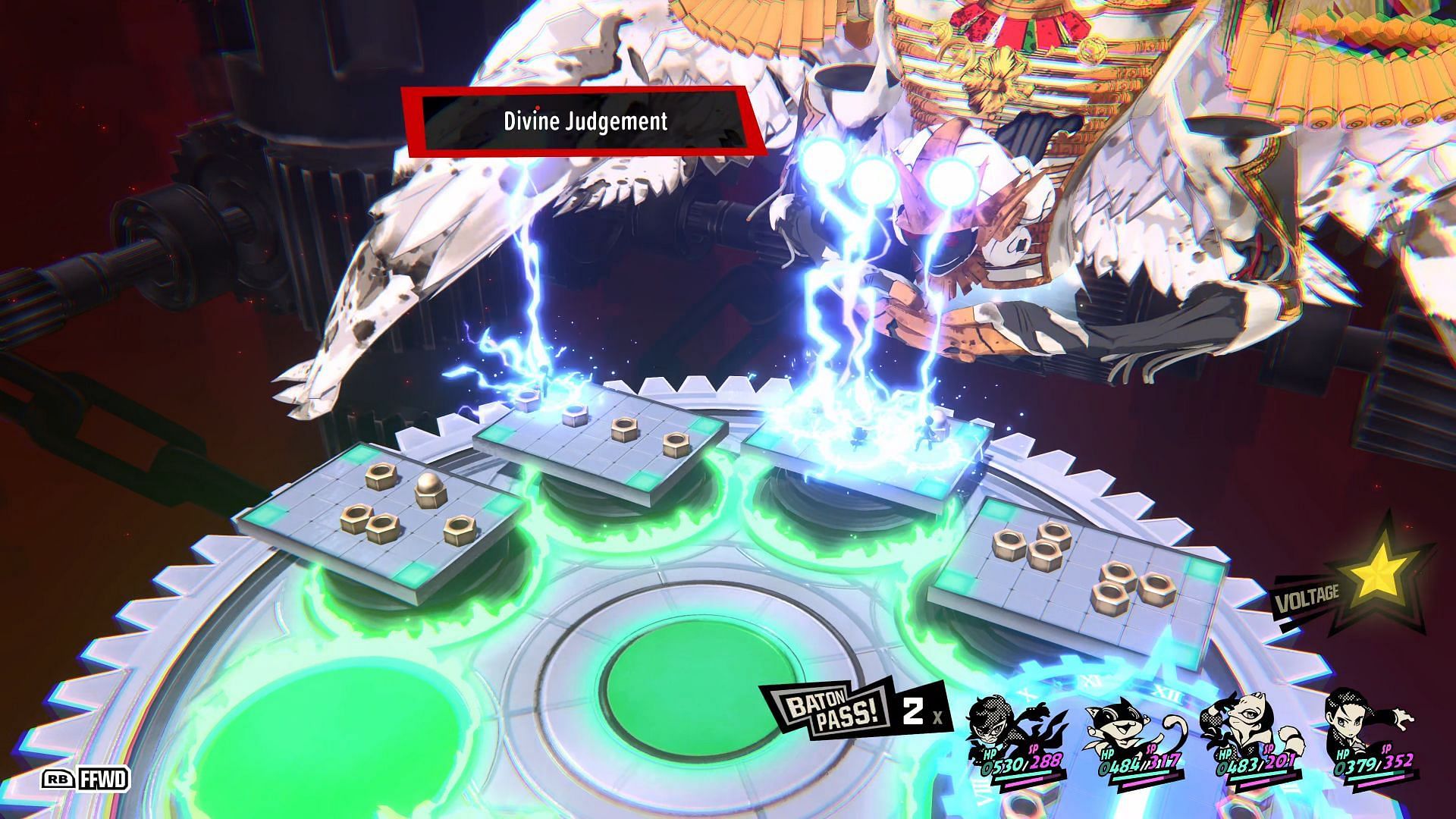 Divine Judgement will deal significant damage (Image via Persona 5 Tactica)