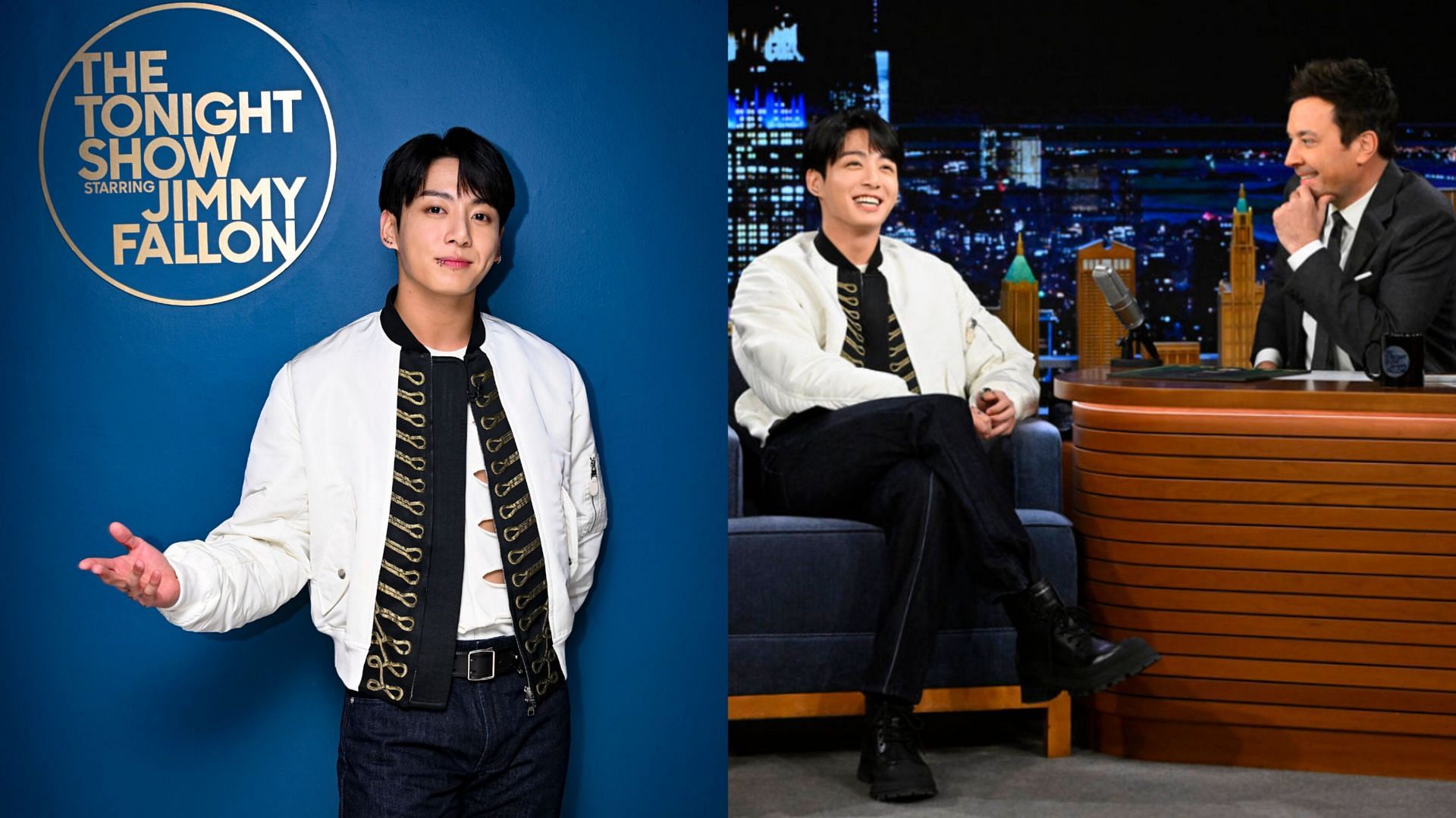 Featuring Jungkook and Jimmy Fallon (Image via JJKLVE)