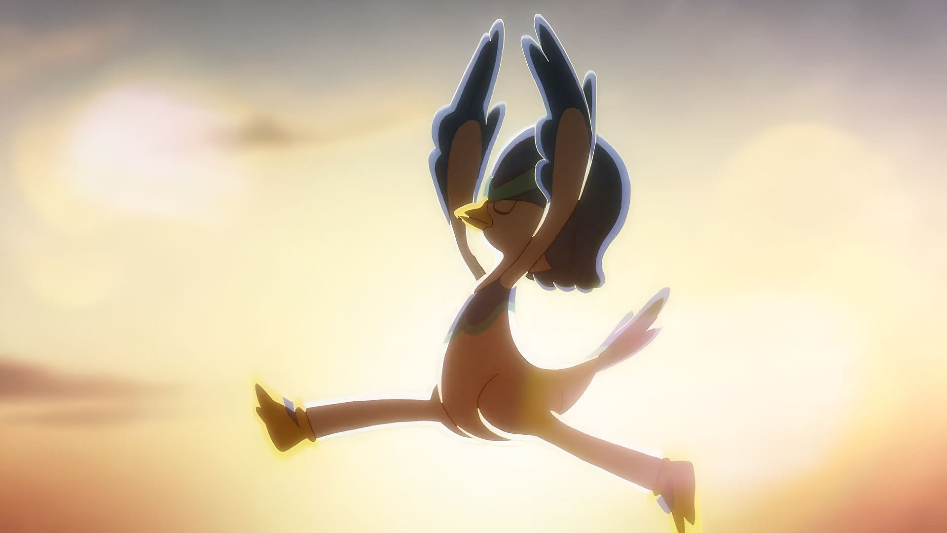 Quaxwell dances for Hohma in Pokemon: Paldean Winds Episode 3 (Image via The Pokemon Company)