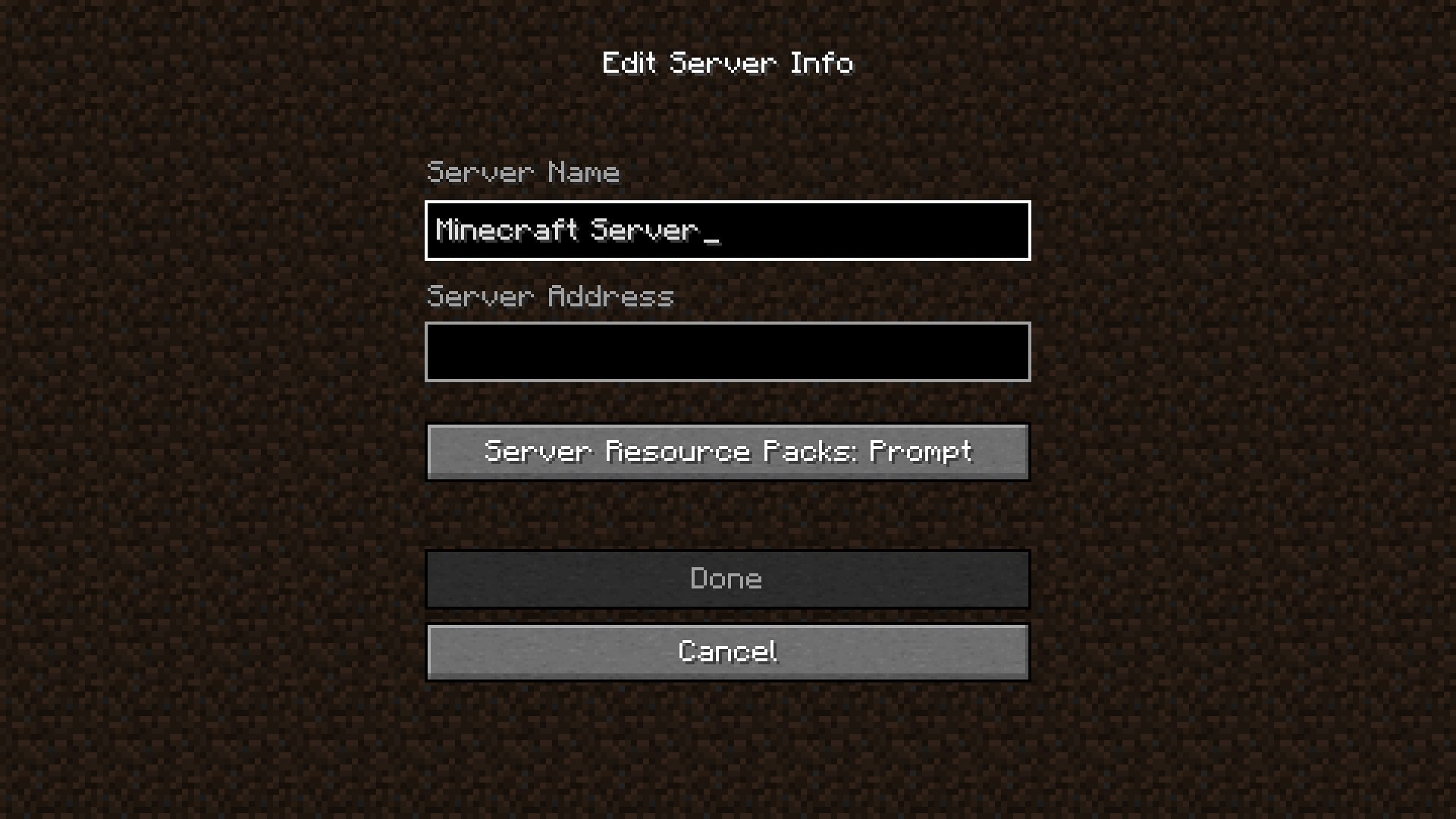 Play with friends using a server in Minecraft&#039;s Java Edition (Image via Mojang)