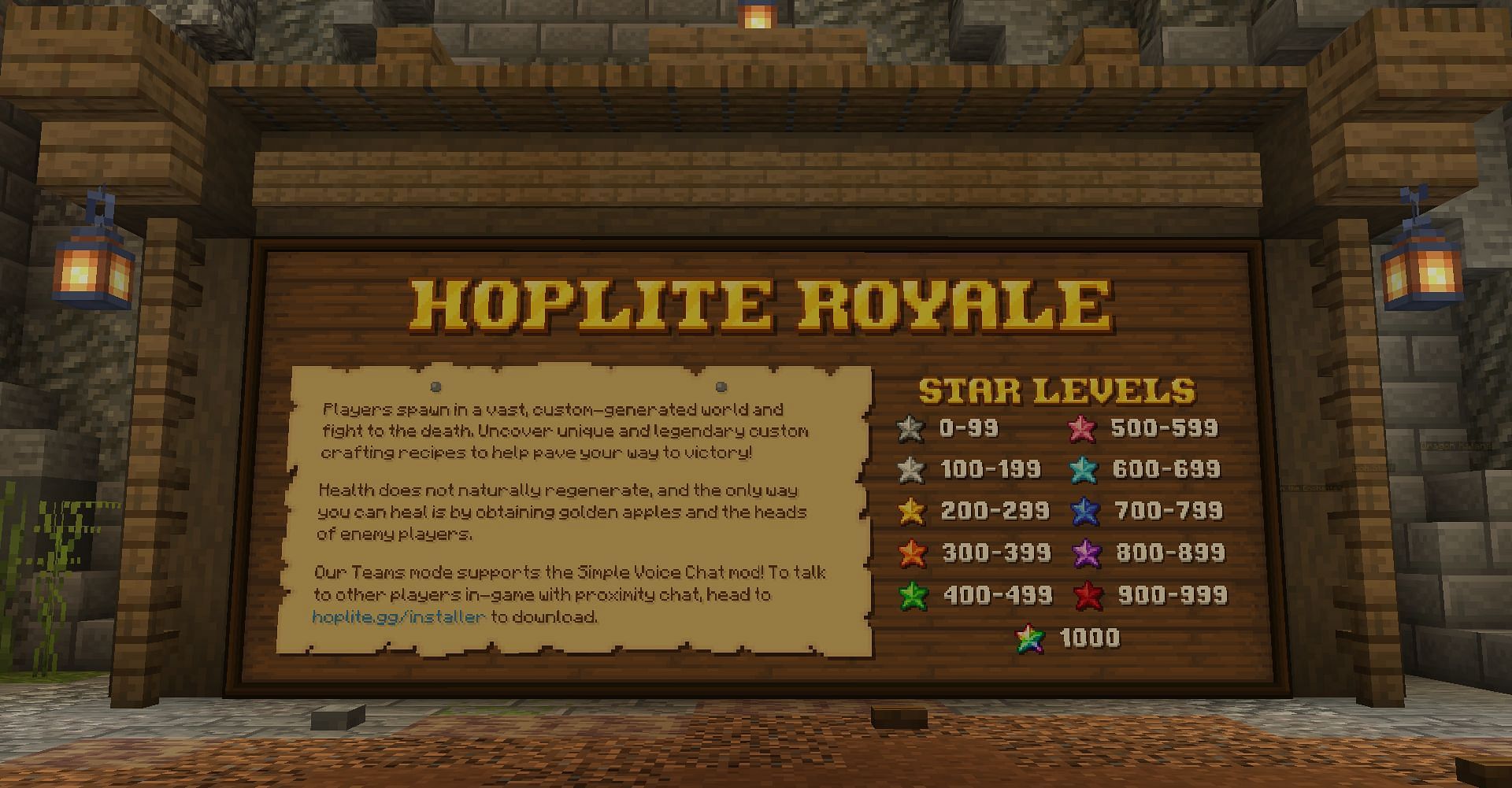 Minecraft servers that are like the extremely popular server Hoplite (Image via Mojang)