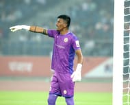 Kiran Limbu didn't have the best of games (Image courtesy: ISL Media)