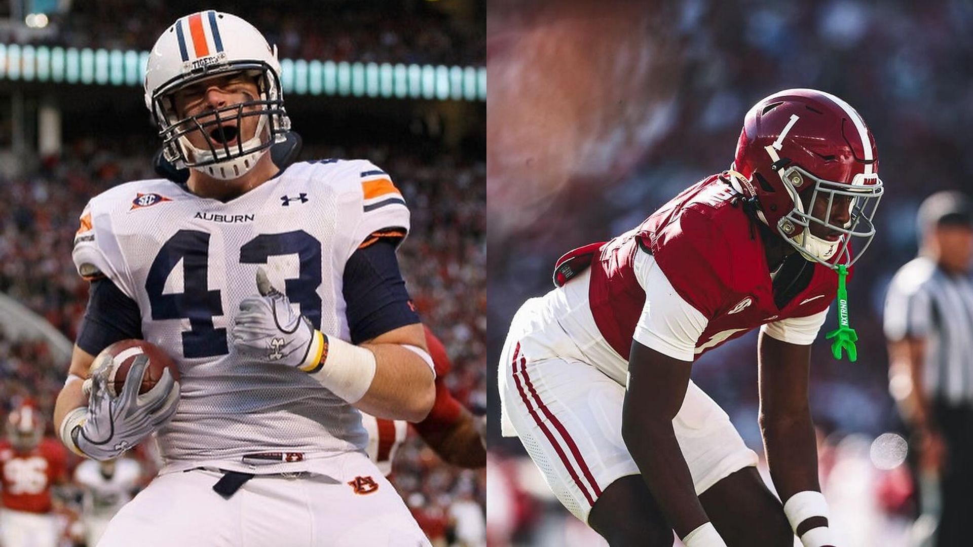 Alabama and Auburn will clash on Saturday