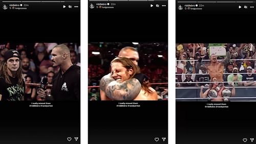 Riddle shares tribute on Instagram.
