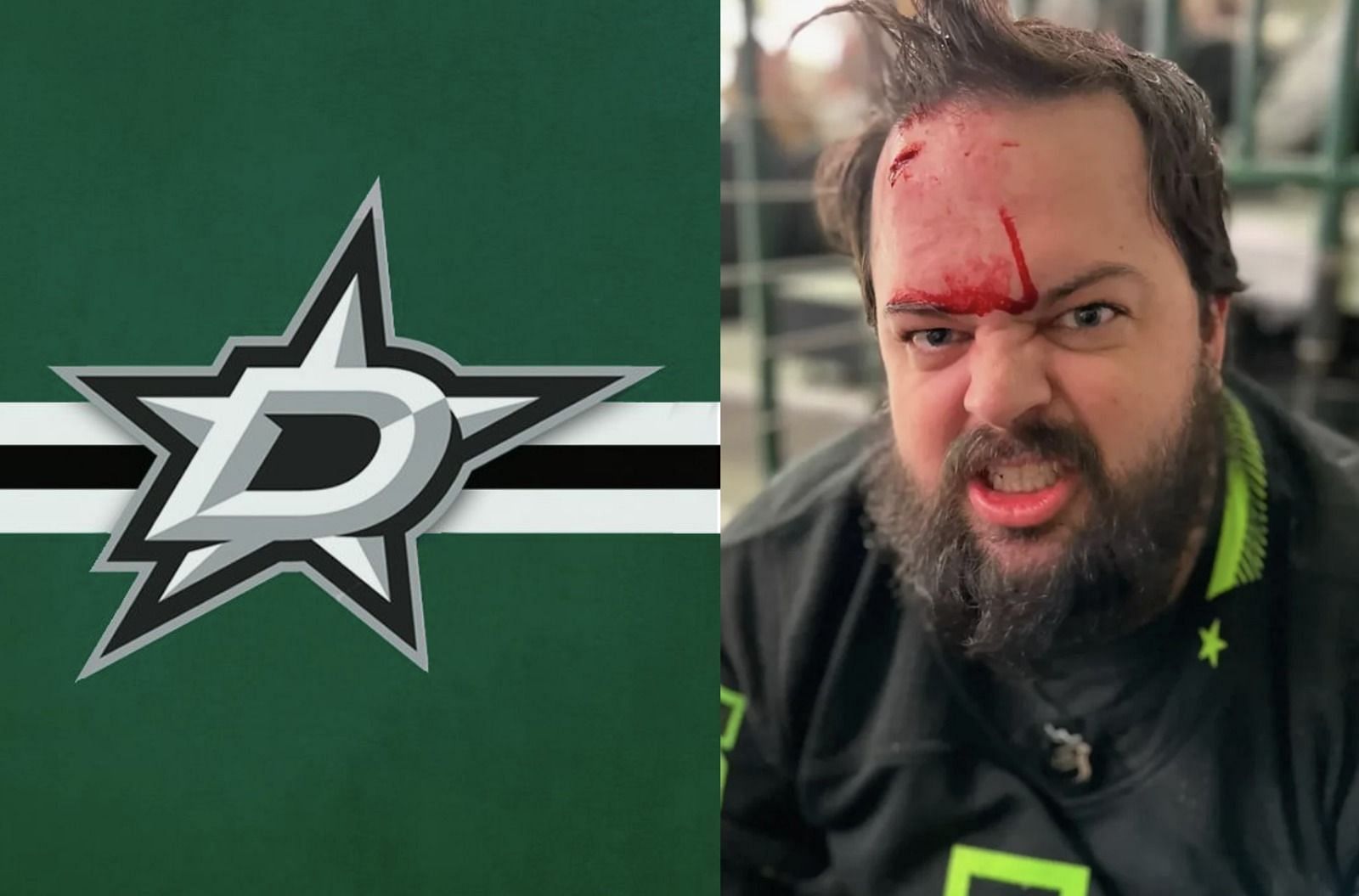 NHL fan gets hit by puck in Dallas Stars