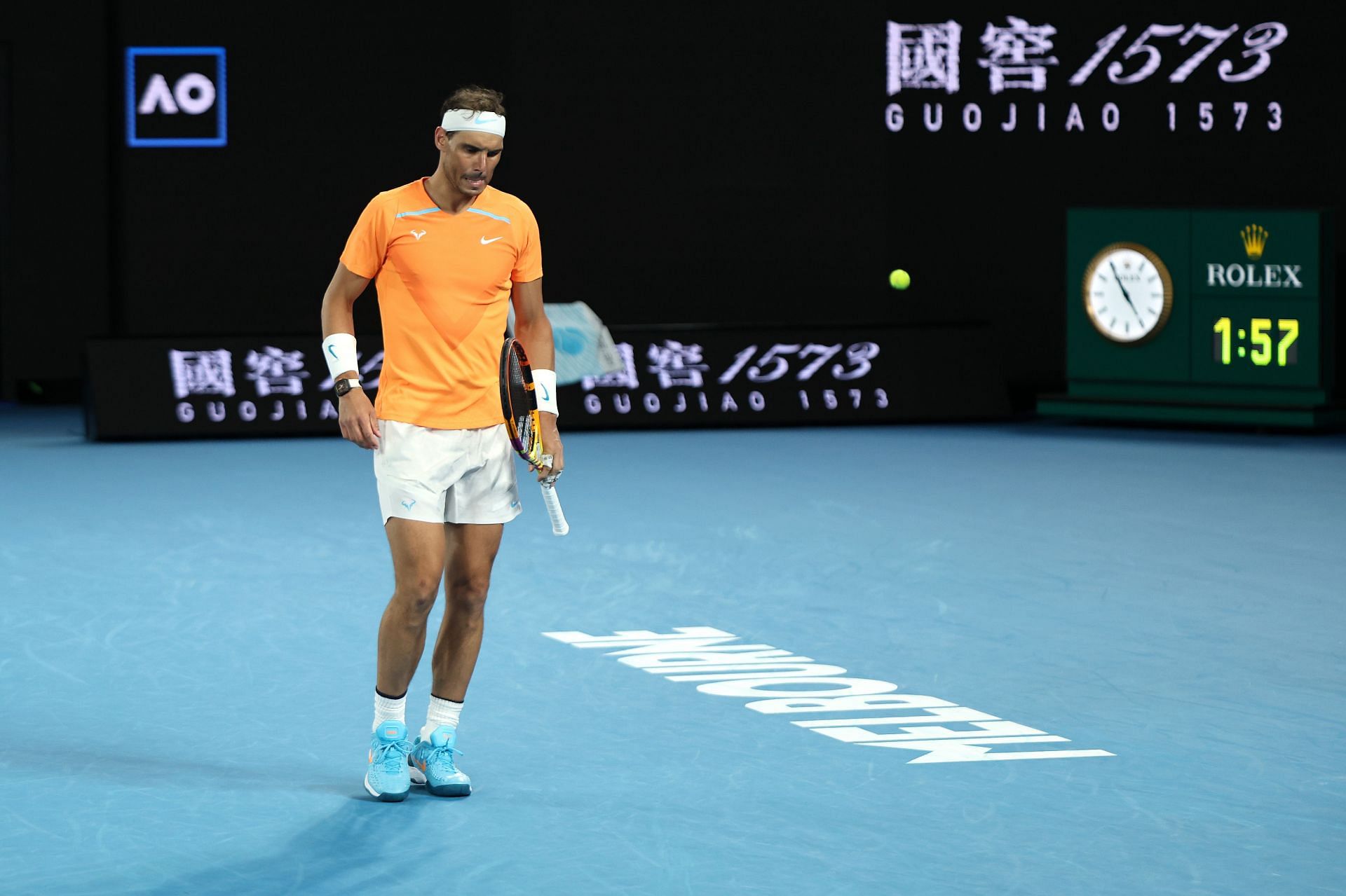 Rafael Nadal at the 2023 Australian Open.