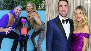 In Photos: Kate Upton roars into Halloween in sizzling animal-printed pants and fur half jacket