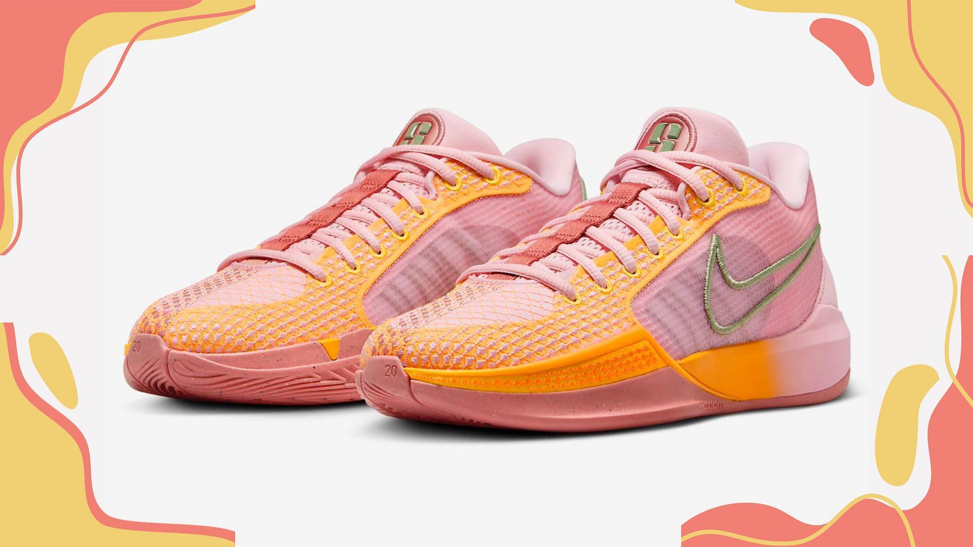 Nike Sabrina 1 Medium Pink shoes (Image via Nike)