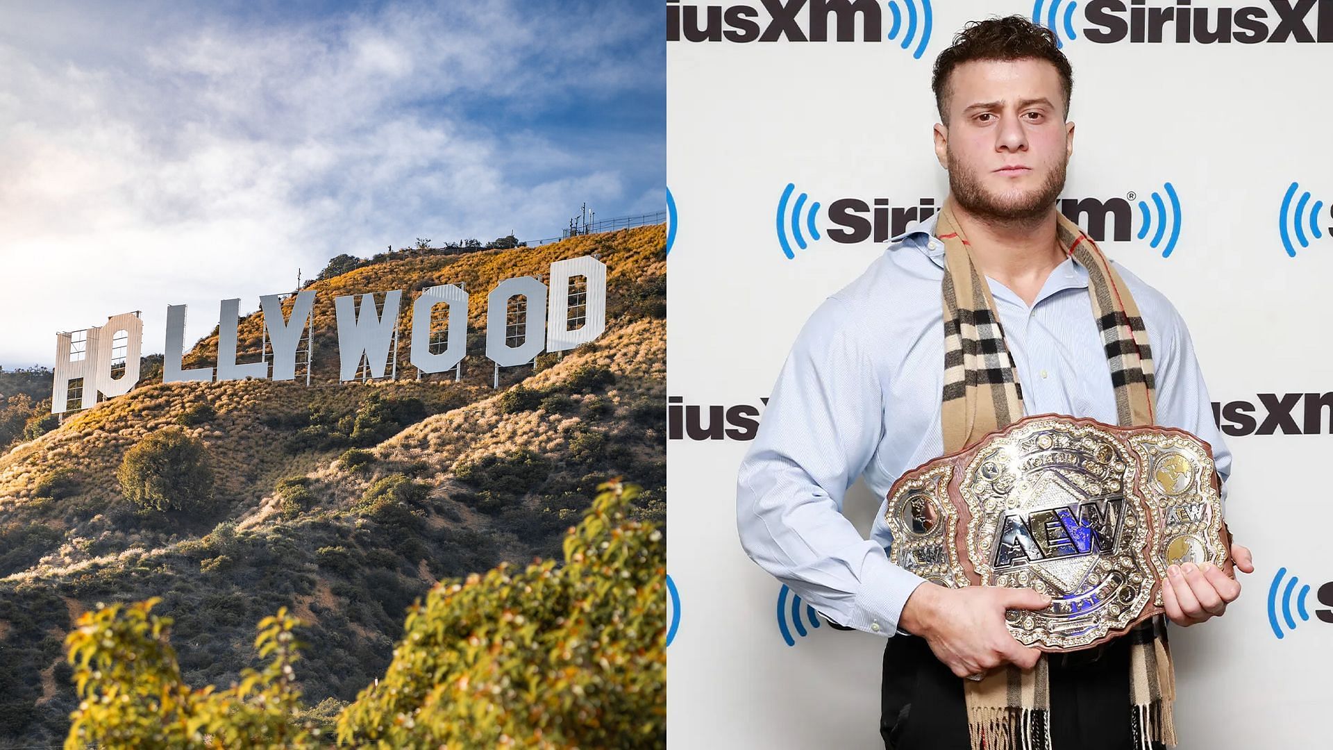 The AEW World Champion is making moves in Hollywood