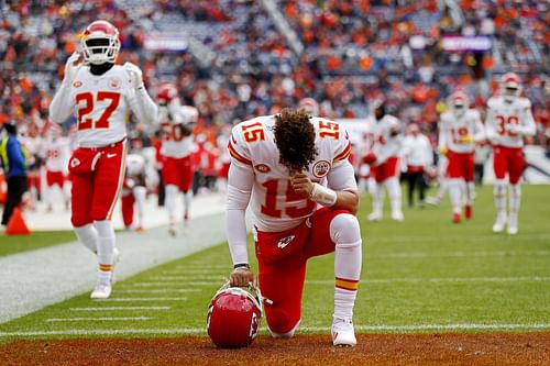 Patrick Mahomes at Kansas City Chiefs v Denver Broncos