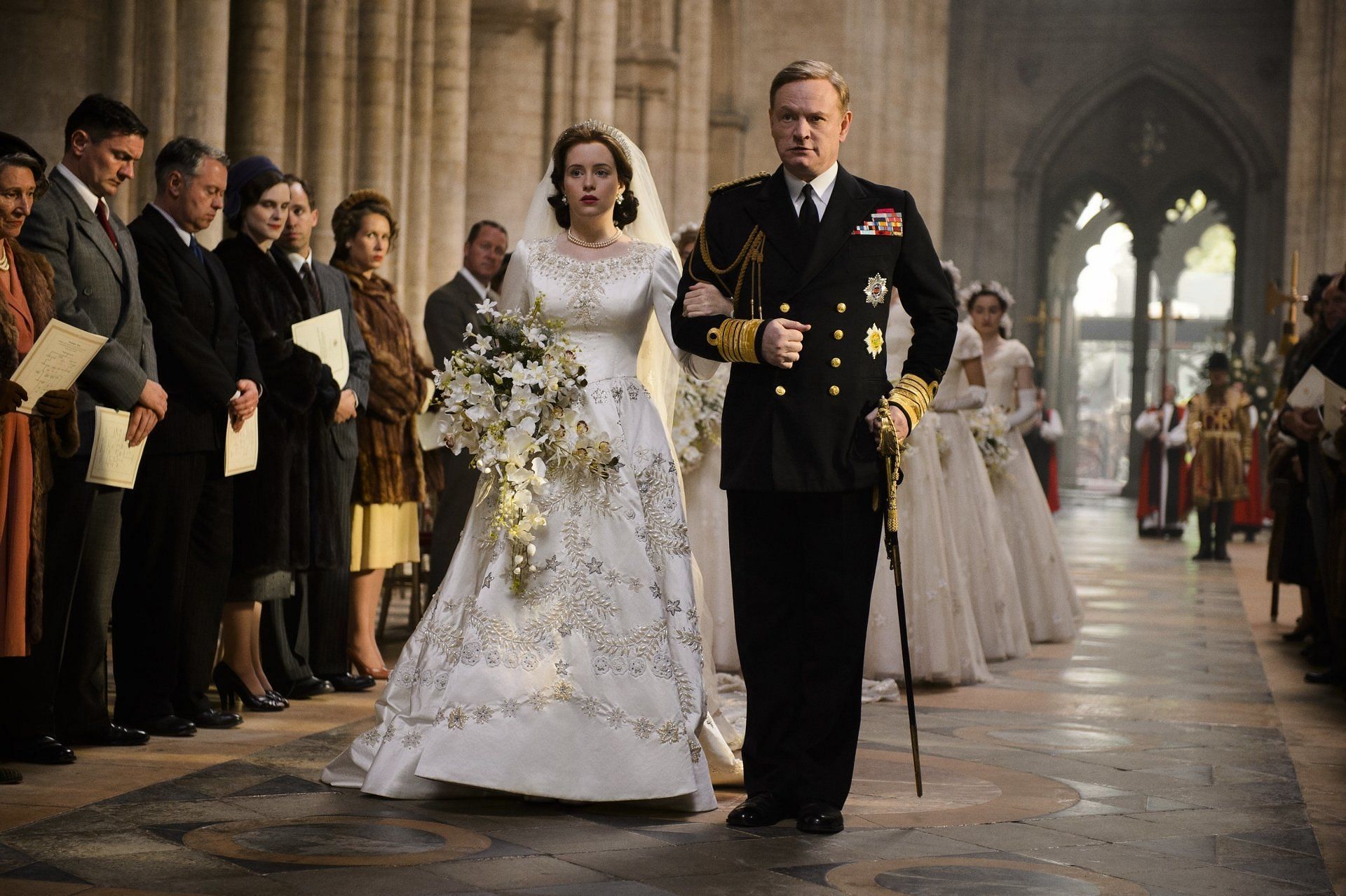 A still from The Crown (Image via Netflix)