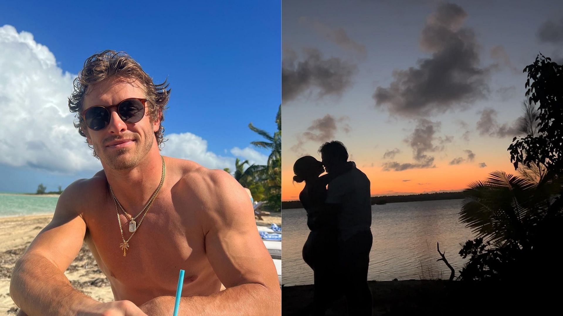 Braxton Berrios and Alix Earle went to the Bahamas. (Image credit: @braxtonberrios on Instagram)