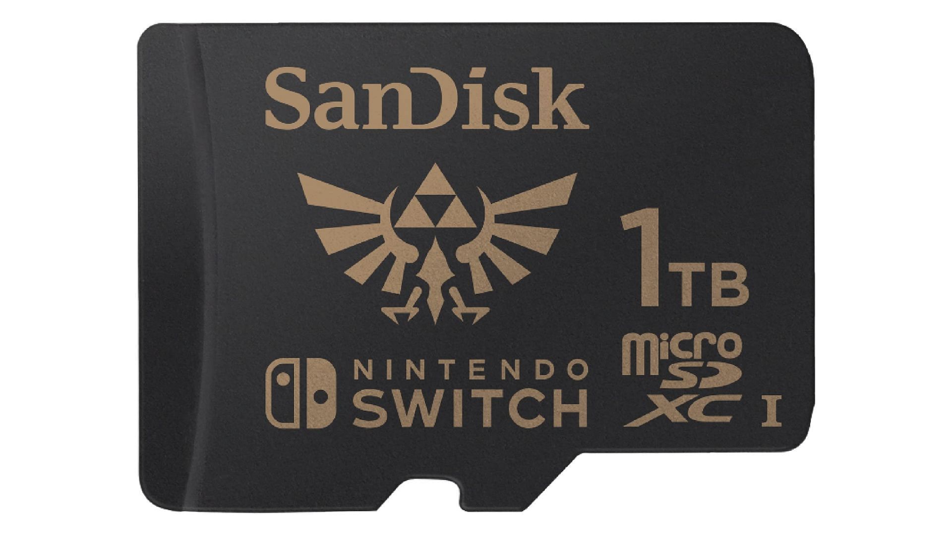 Nintendo-licensed Legend of Zelda edition SanDisk 1 TB microSDXC card (Image via Nintendo)