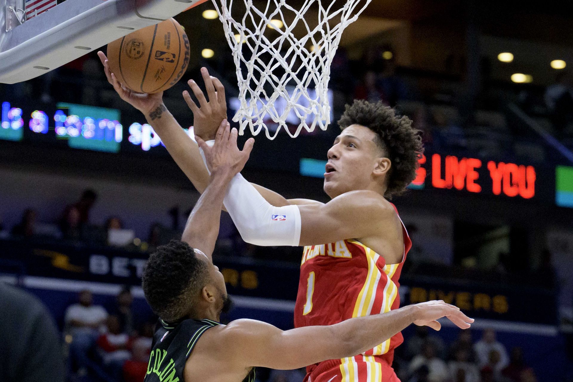 Atlanta Hawks forward Jalen Johnson