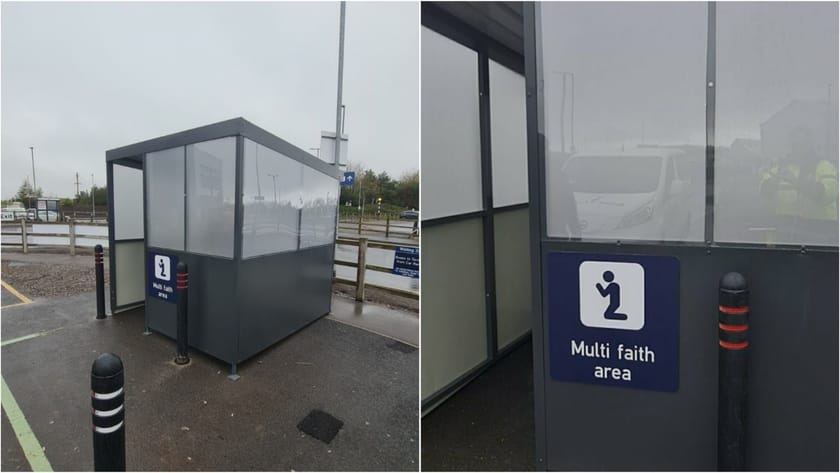Bristol Airport: What is a multi-faith area? Bristol Airport receives backlash after opening the facility in one of its car parks