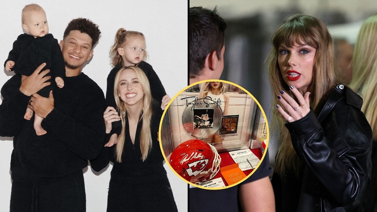 Did Taylor Swift donate a platinum record for Patrick Mahomes&rsquo; fundraiser? 