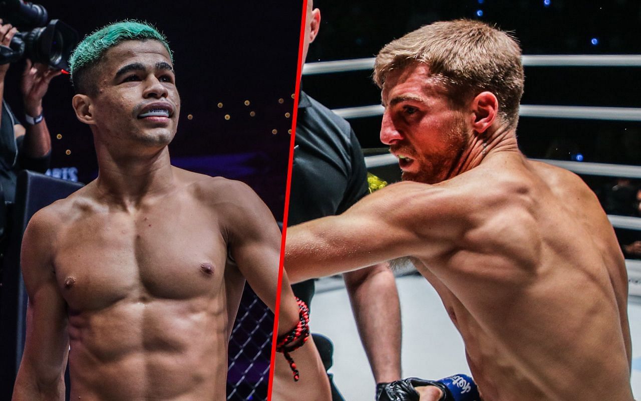 Fabricio Andrade (L) / Jonathan Haggerty (R) -- Photo by ONE Championship