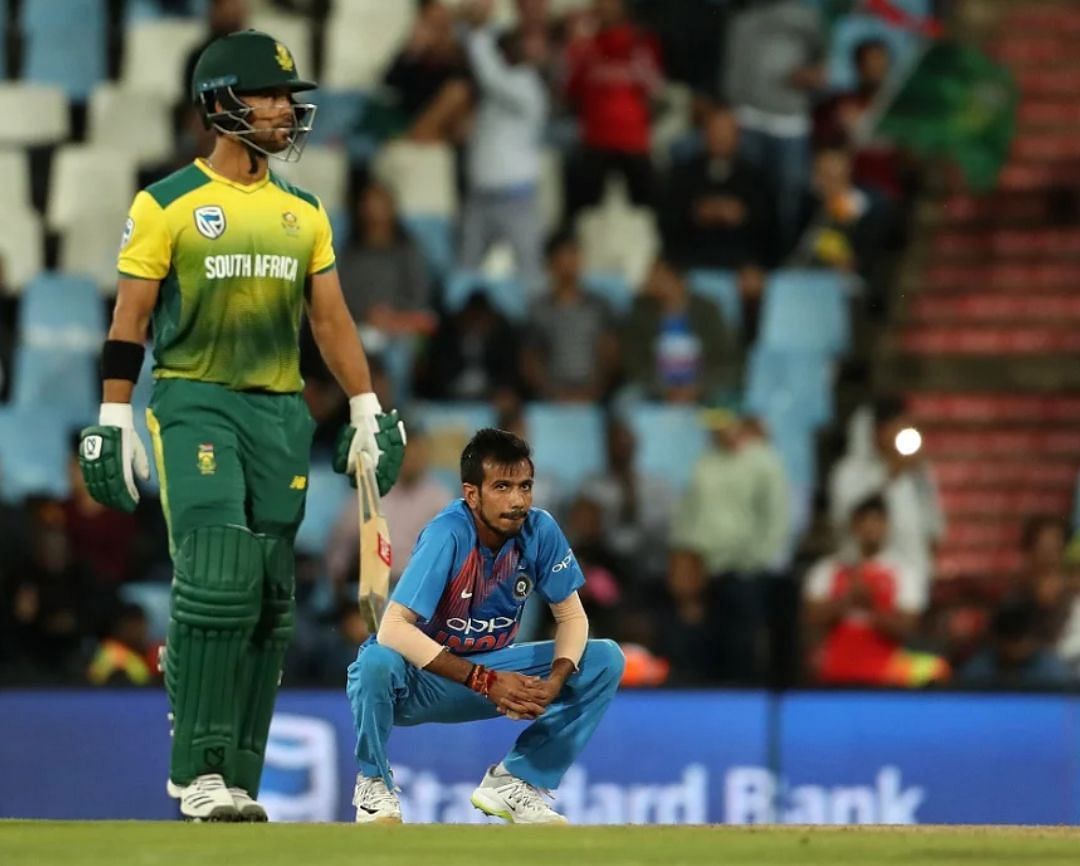 Yuzvendra Chahal vs South Africa in 2018 [Getty Images]